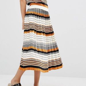 Monki pleated sweater skirt